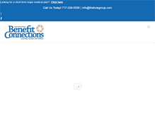 Tablet Screenshot of benefit-connections.com